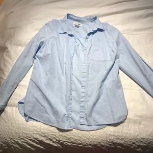 Old navy blue button down